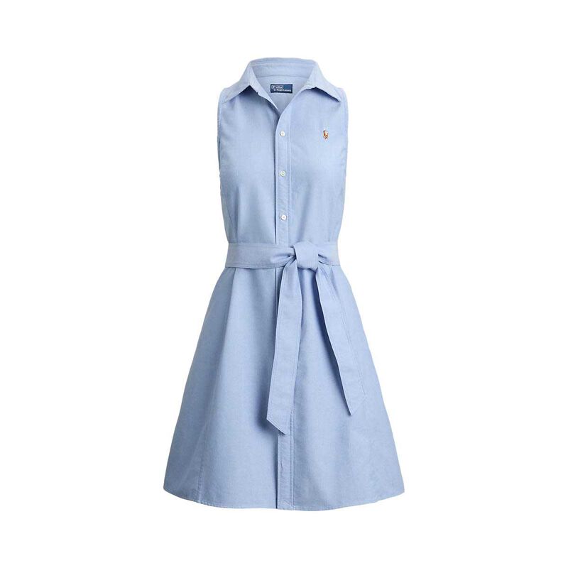 Polo Ralph Lauren Cotton Oxford Sleeveless Shirtdress image number 1